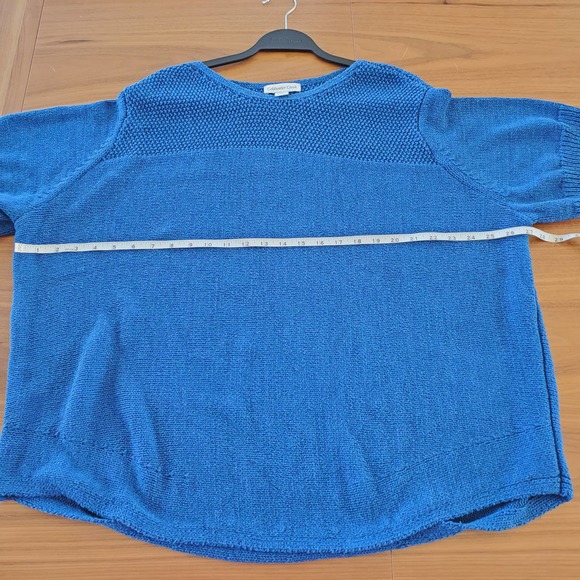 Coldwater Creek Blue Crew Neck Sweater - Picture 6 of 10